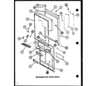 Amana TCI20J-P7739038W refrigerator door parts (tci18j/p7739036w) (tci18j/p7739037w) diagram