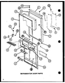 Refrigerator door parts (tci18j/p7739036w) (tci18j/p7739037w)