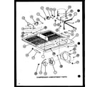 Amana TCI20J-P7739039W compressor compartment parts (tci18j/p7739036w) (tci18j/p7739037w) diagram