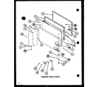 Amana TCI18J-P7739037W freezer door parts (tci20j/p7739038w) (tci20j/p7739039w) diagram