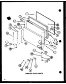 Freezer door parts (tci20j/p7739038w) (tci20j/p7739039w)