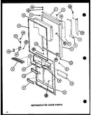 Refrigerator door parts (tci20j/p7739038w) (tci20j/p7739039w)