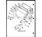 Amana TJ18K-P7791139W freezer door parts (tj18j/p7791138w) (tj18k/p7791139w) (tji18k/p7791140w) (tji18k/p7791141w) diagram