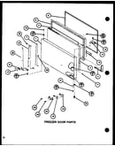 Freezer door parts (tj18j/p7791138w) (tj18k/p7791139w) (tji18k/p7791140w) (tji18k/p7791141w)