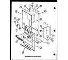 Amana TJ16K-P7791135W refrigerator door parts (tj18j/p7791138w) (tj18k/p7791139w) (tji18k/p7791140w) (tji18k/p7791141w) diagram