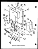 Refrigerator door parts (tj18j/p7791138w) (tj18k/p7791139w) (tji18k/p7791140w) (tji18k/p7791141w)