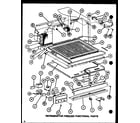 Amana TJ16K-P7791135W refrigerator freezer functional parts (tj18j/p7791138w) (tj18k/p7791139w) (tji18k/p7791140w) (tji18k/p7791141w) diagram