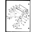 Amana TJI16K-P7791137W freezer door parts (tj20k/p7791142w) (tj20k/p7791143w) (tji20k/p7791144w) (tji20k/p7791145w) diagram