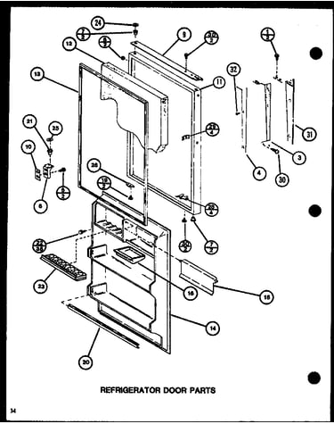 Refrigerator door parts (tj20k/p7791142w) (tj20k/p7791143w) (tji20k/p7791144w) (tji20k/p7791145w)
