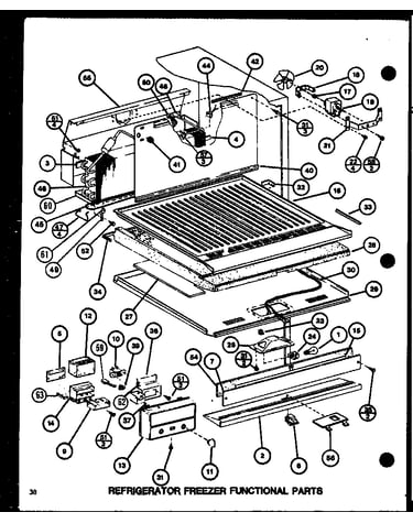 Refrigerator freezer functional parts (tj20k/p7791142w) (tj20k/p7791143w) (tji20k/p7791144w) (tji20k/p7791145w)