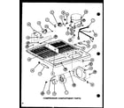 Amana TJI16K-P7791136W compressor compartment parts (tj20k/p7791142w) (tj20k/p7791143w) (tji20k/p7791144w) (tji20k/p7791145w) diagram