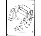 Amana TJI16K-P7791136W freezer door parts (tj22k/p7791146w) (tji22k/p7791147w) (tj22k/p7859201w) diagram