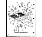 Amana TJI16K-P7791136W compressor compartment parts (tj22k/p7791146w) (tji22k/p7791147w) (tj22k/p7859201w) diagram