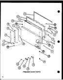 Freezer door parts (tm18m/p7859212w) (tm18m/p7859213w)