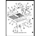 Amana TM18M-P7859212W compressor compartment parts (tm18m/p7859212w) (tm18m/p7859213w) diagram