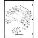 Amana TM16M-P7859208W freezer door parts (tm20m/p7859216w) (tm20m/p7859217w) diagram