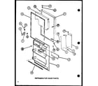 Amana TM16M1-P7859210W refrigerator door parts (tm20m/p7859216w) (tm20m/p7859217w) diagram