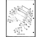 Amana TC18MB-P7858527W freezer door parts (tc18m/p7858501w) (tc18m/p7858502w) (tc18mb/p7858526w) (tc18mb/p7858527w) diagram
