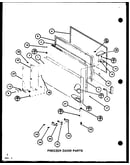 Freezer door parts (tc18m/p7858501w) (tc18m/p7858502w) (tc18mb/p7858526w) (tc18mb/p7858527w)