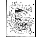 Amana TC18M-P7858502W interior accessories. f39e07@refrigerator freezer functional (tc18m/p7858502w) (tc18mb/p7858526w) (tc18mb/p7858527w) diagram