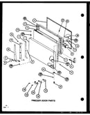 Freezer door parts (tc20m/p7858503w) (tc20m/p7858504w) (tc20mb/p7858528w) (tc20mb/p7858529w)