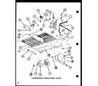 Amana TC22M-P7858505W compressor compartment parts (tc20m/p7858503w) (tc20m/p7858504w) (tc20mb/p7858528w) (tc20mb/p7858529w) diagram
