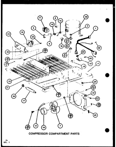 Compressor compartment parts (tc20m/p7858503w) (tc20m/p7858504w) (tc20mb/p7858528w) (tc20mb/p7858529w)
