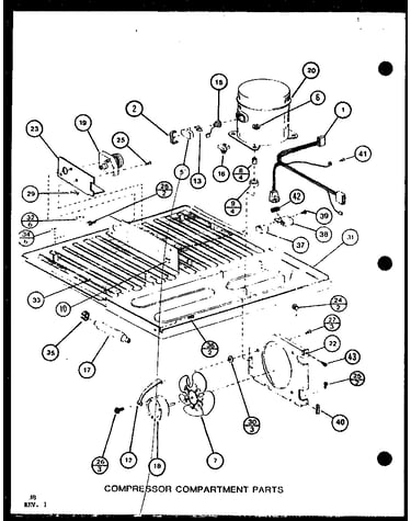 Compressor compartment parts (tc22m/p7858505w)