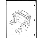 Amana TJ16M-P7859218W freezer door parts (tj16m/p7859218w) (tj16m/p7859219w) diagram