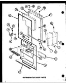 Refrigerator door parts (tj16m/p7859218w) (tj16m/p7859219w)