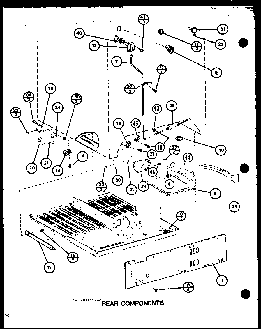 REAR COMPONENTS (TJ18M/P7859220W) (TJ18M/P7859221W)