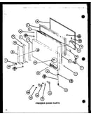 Freezer door parts (tj20m/p7859222w) (tj20m/p7859223w)