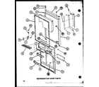 Amana TJ16M-P7859219W refrigerator door parts (tj22m/p7859224w) diagram