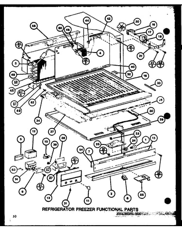 Refrigerator freezer functional parts (tj22m/p7859224w)