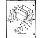 Amana TR18M-P7859226W freezer door parts (tr18m/p7859225w) (tr18m/p7859226w) (trg18m/p7859228w) (trg18m/p7859229w) diagram