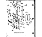 Amana TR18M-P7859226W refrigerator door parts (tr18m/p7859225w) (tr18m/p7859226w) (trg18m/p7859228w) (trg18m/p7859229w) diagram