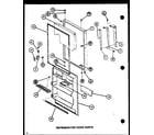 Amana TRG20M-P7859232W refrigerator door parts (trg20m/p7859231w) (trg20m/p7859232w) diagram