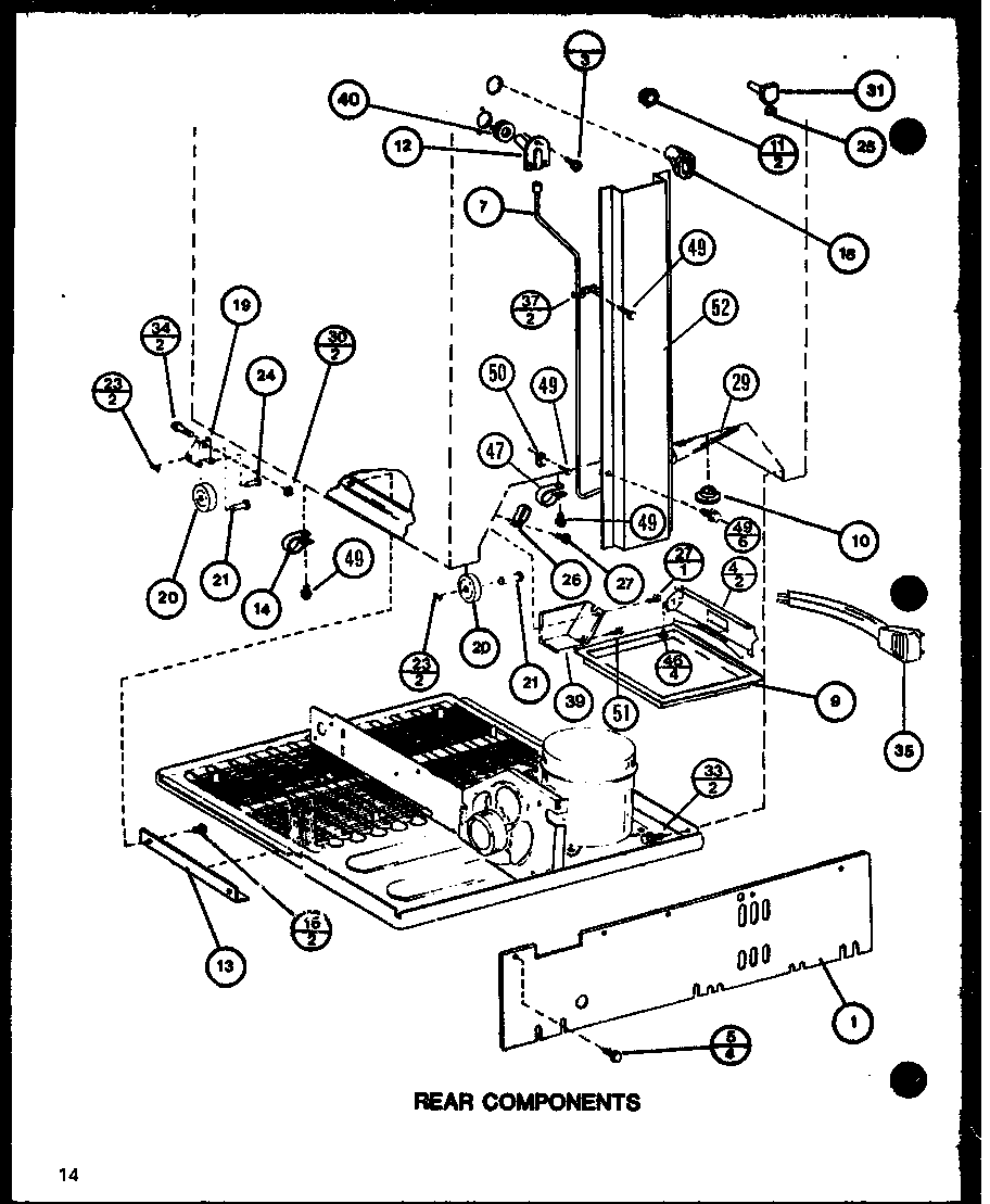 Rear components (trg20m/p7859231w) (trg20m/p7859232w)