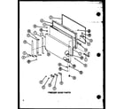 Amana TM16N1-P1102117W freezer door parts (tm16n/p1102101w) (tm16n/p1102102w) (tm16n1/p1102116w) (tm16n1/p1102117w) diagram