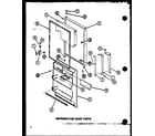 Amana TM18N-P1102104W refrigerator door parts (tm16n/p1102101w) (tm16n/p1102102w) (tm16n1/p1102116w) (tm16n1/p1102117w) diagram