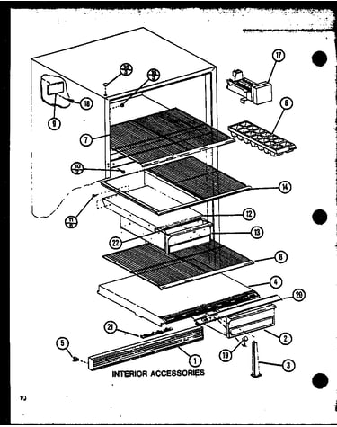 Interior accessories (tm16n/p1102101w) (tm16n/p1102102w) (tm16n1/p1102116w) (tm16n1/p1102117w)
