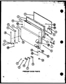 Freezer door parts (tm18n/p1102103w) (tm18n/p1102104w)