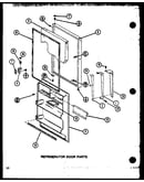 Refrigerator door parts (tm18n/p1102103w) (tm18n/p1102104w)