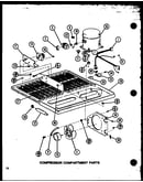 Compressor compartment parts (tm18n/p1102103w) (tm18n/p1102104w)