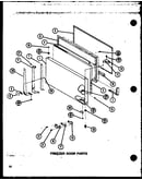Freezer door parts (tm20n/p1102105w) (tm20n/p1102106w)
