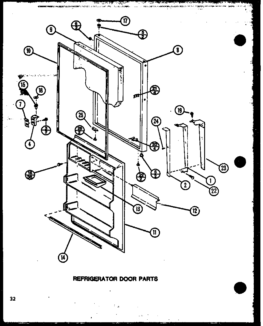 REFRIGERATOR DOOR PARTS (TM20N/P1102105W) (TM20N/P1102106W)