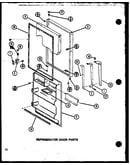 Refrigerator door parts (tm20n/p1102105w) (tm20n/p1102106w)