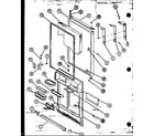 Amana TC18NB-P1106225W refrigerator door (tc18n/p1106201w) (tc18n/p1106202w) (tc18nb/p1106225w) (tc18nb/p1106226w) diagram
