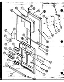 Refrigerator door (tc18n/p1106201w) (tc18n/p1106202w) (tc18nb/p1106225w) (tc18nb/p1106226w)