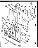 Freezer door (tx18n/p1106206w) (tx18n/p1106207w) (txi18n/p1106216w) (txi18n/p1106217w) (tx18nb/p1106229w) (tx18nb/p1106230w)